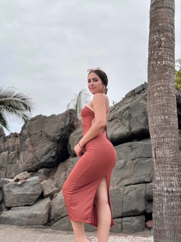 Vestidos Largo - Material Rip algodón