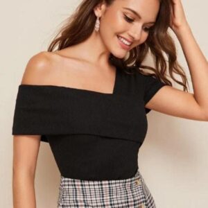 Materia rip algodón Modelo Azimetrico Manga corta