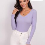 Polos Manga Larga RIP Algodón Acanalado Básico