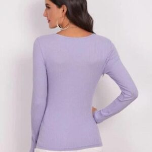 Polos Manga Larga RIP Algodón Acanalado Básico