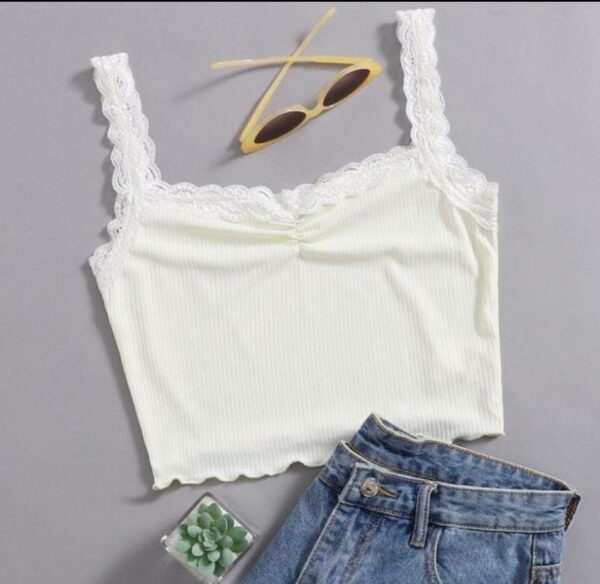 Polos Manga Cero RIP Algodón Modelo Blonda Elástico Blanco