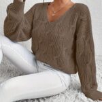 Chompa de hilo algodón tacto - Modelo Modelo Lulú