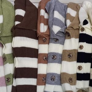 Chompa Hilo Algodon Tacto - Modelo Cebra - Colores