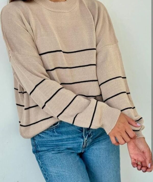 Chompa Hilo Algodon Tacto - Modelo Yas