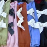 Chompa hilo tacto algodon - Modelo lazo coquette