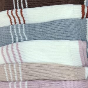 Chompa de hilo Dralon - Modelo Camelia cuello cafarena