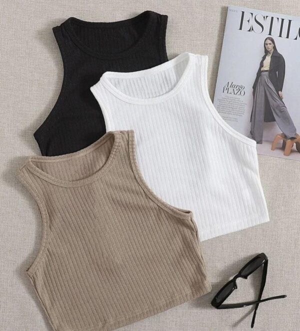 Polo Manga Cero RIP Algodón Modelo Acanalado